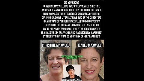 Ghislaine Maxell's family of spies are deeply embedded, infiltrating the intel circles