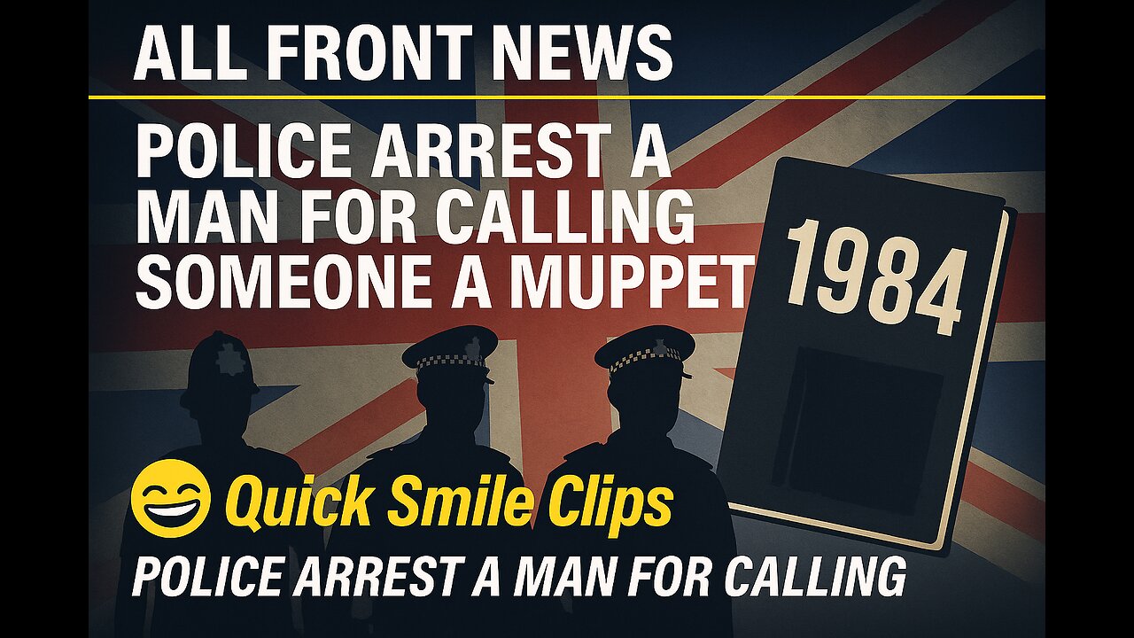 Police arrest a man for calling someone a Muppet: Quick smile clips