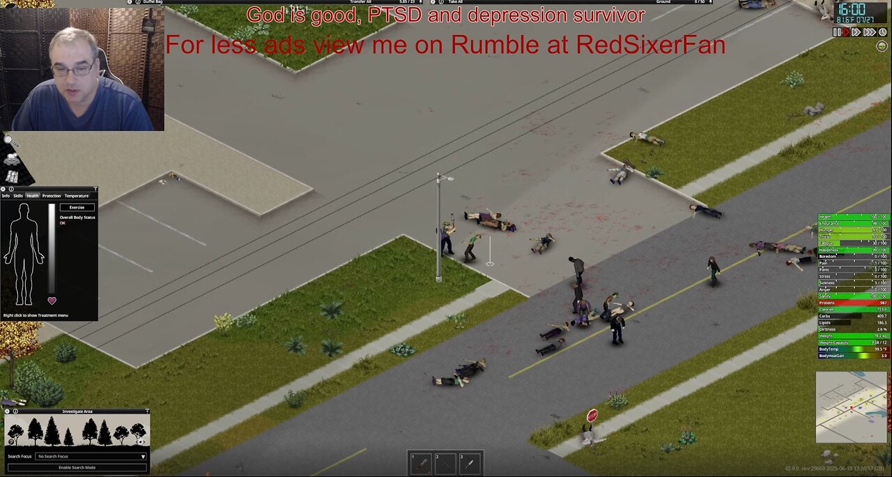 Project Zomboid, clearing the jail!!!! Enjoy the tunes, say hello