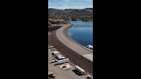 Lake Las Vegas Drone Video Aerial Nevada