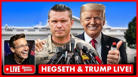 🚨Trump SHOCK Announcement LIVE Right Now From White House With Secretary of Defense Pete Hegseth