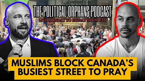 Muslim block the BUSIEST street in Canada to PRAY!