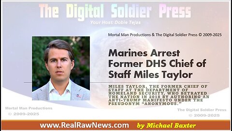 Marines Arrest Former DHS Chief of Staff Miles Taylor