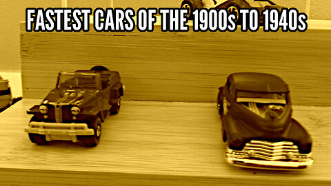 Fastest Cars of the 1900s to 1940s - 8-Car Tournament - Hot Wheels vs. Matchbox