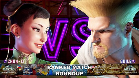 Kuya Kalbo SF6 Ranked Match Roundup. Chun Li Master Rank [Hori Fight Stick]