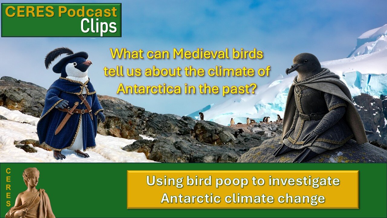 Using bird poop & vomit (from penguins and snow petrels) to study Antarctic climate changes