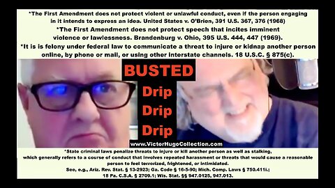 FTJ Media Don Giuseppe Vafanculo Russ Winter Leave Federal Law Felony Crime Scene Evidence For FBI