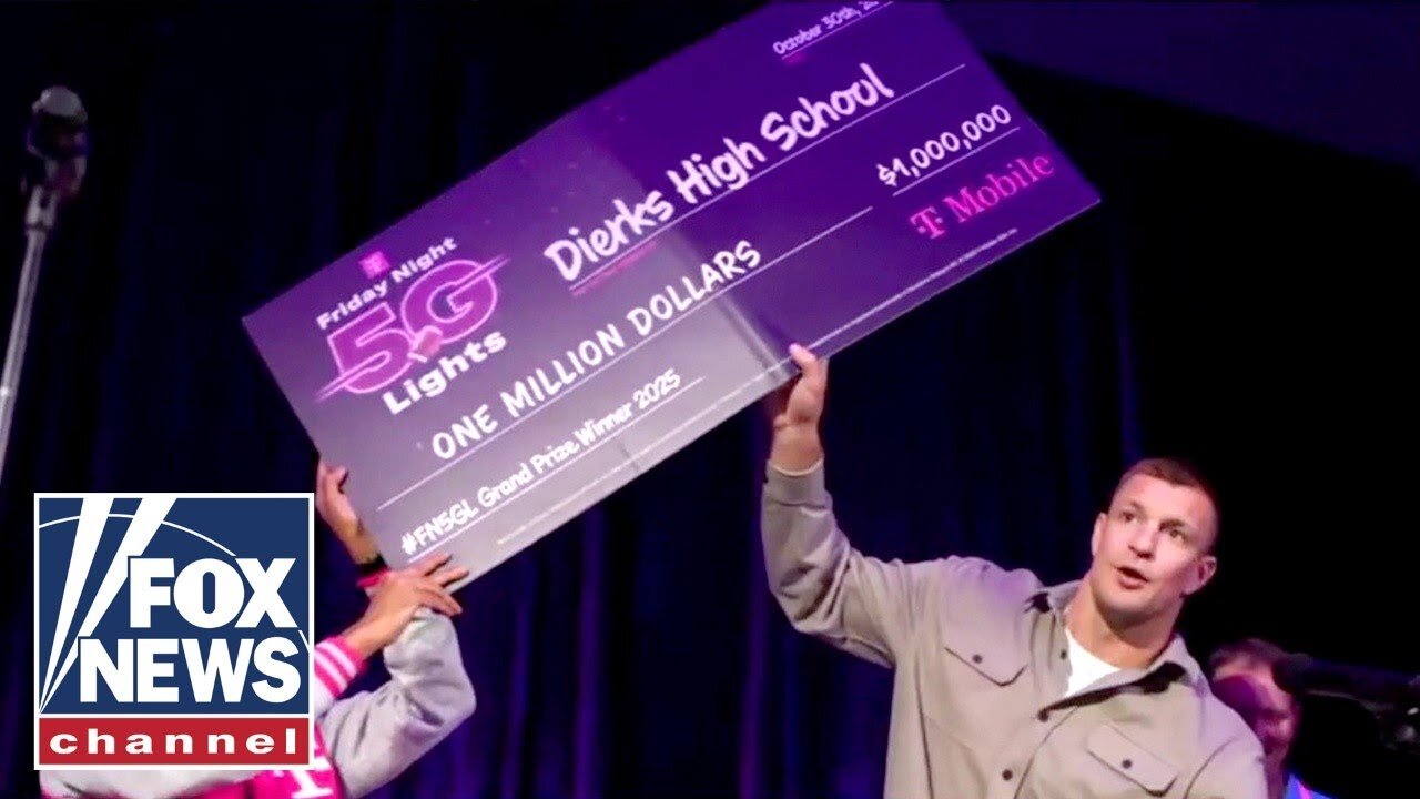 Rob Gronkowski STUNS small-town Arkansas school with $1M football field surprise