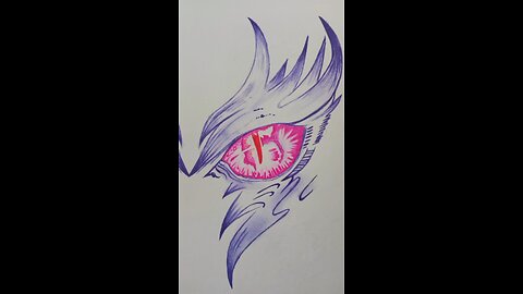 pen drawing ✍️✍️✍️✍️ dragon eye 👀 shorts