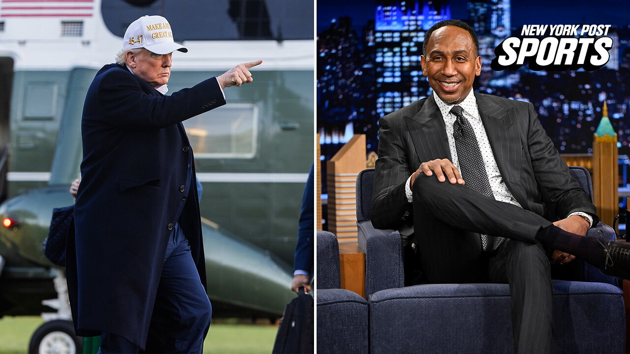 President Donald Trump backs Stephen A. Smith for possible 2028 bid for president