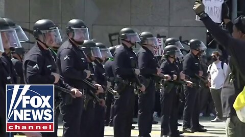 NEW_ Trump slams _insurrectionist mobs_ in Los Angeles as protests escalate