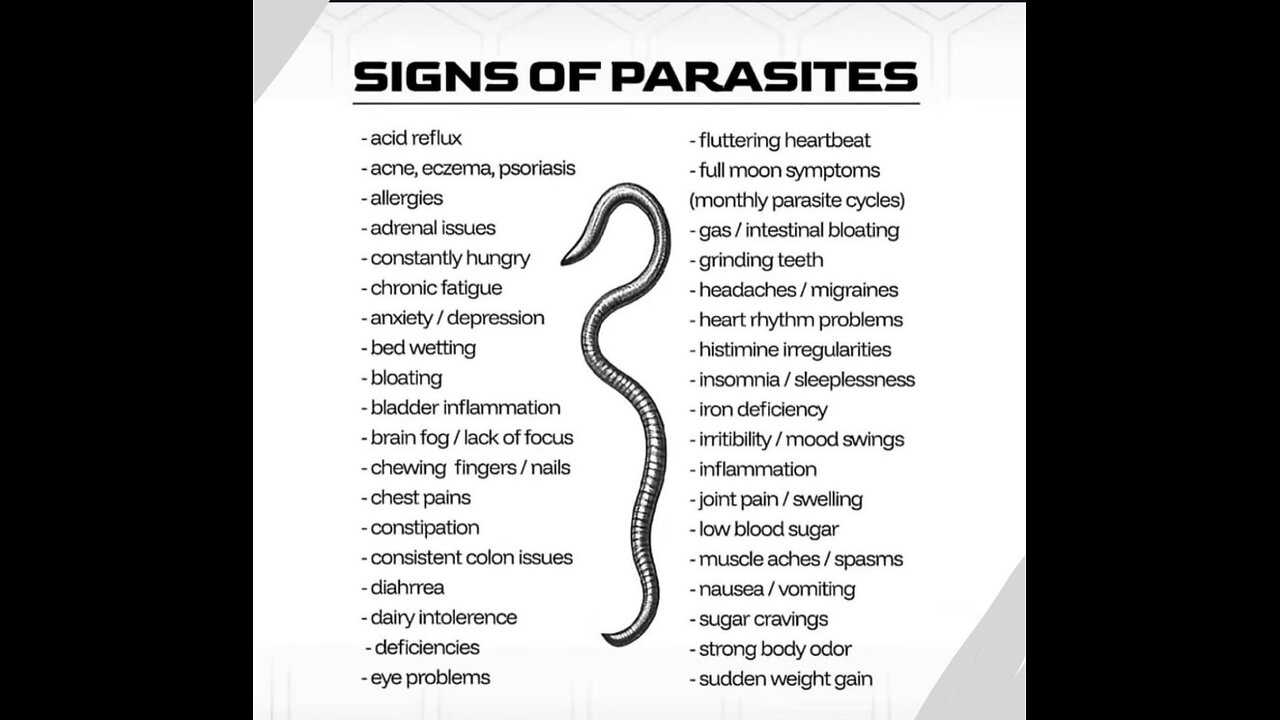 PARASITES & SKIN CONDITIONS: VERY LINKED