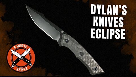 Dillon’s Knives Eclipse 🔥 S35VN Harpoon Blade | Carbon Fiber Fury in a Custom Sheath!