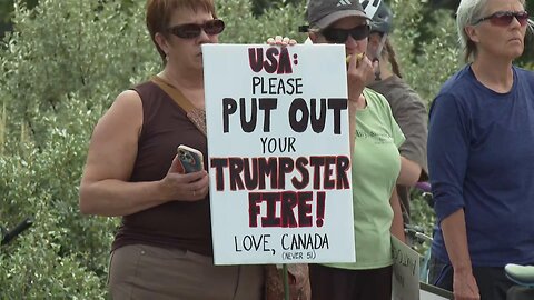 Canada: Protest in Canada near G7 summit - June 16, 2025