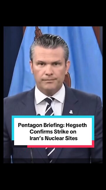 Pete Hegseth Talks Iran