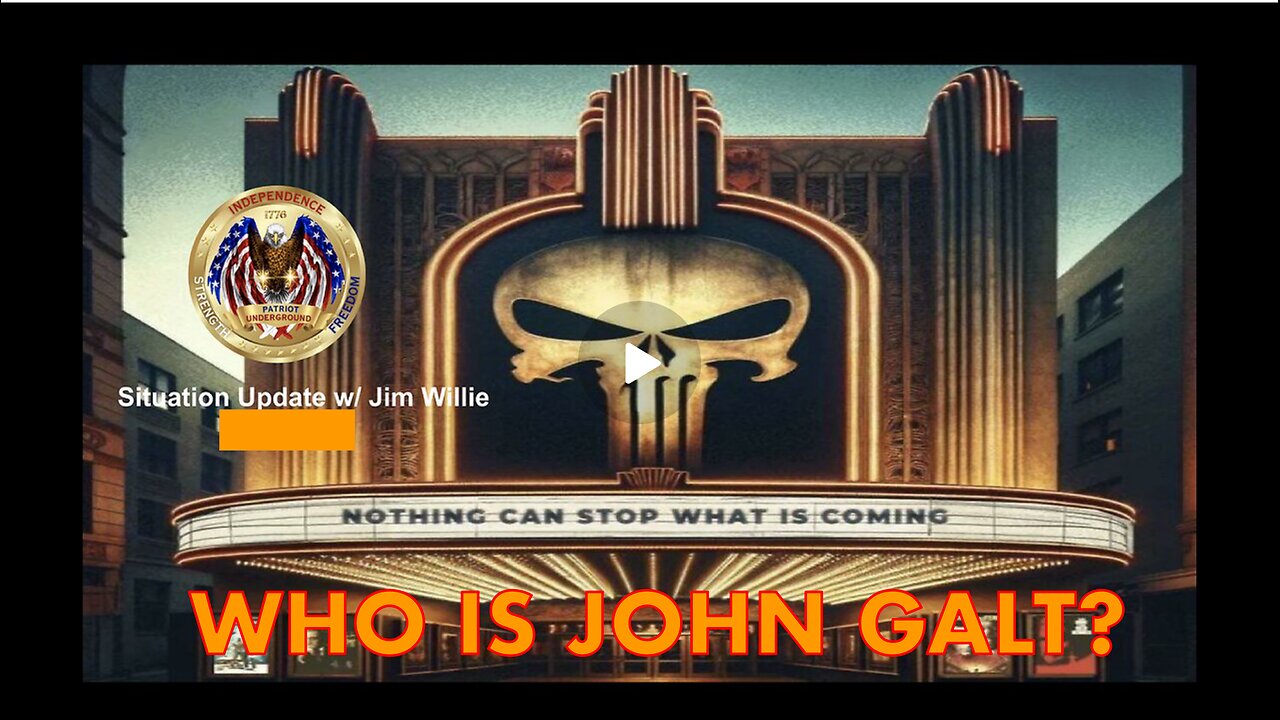 PATRIOT UNDERGROUND W/ Jim Willie. THE TRUMP TARIFF ANALYSIS IN DEPTH. WHO IS JOHN GALT? SGANON