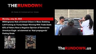 #949 - Armed Citizen Stops Mass Stabbing Suspect. MSM Ignores That Part of The Story