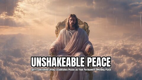 Living in Unshakeable Peace | Peace in Chaos Declaration | 8-Minute Prophetic Meditation #dailybible