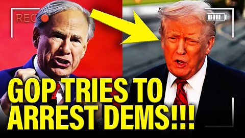 🚨Texas dem RESPOND to GOP ARREST WARRANT