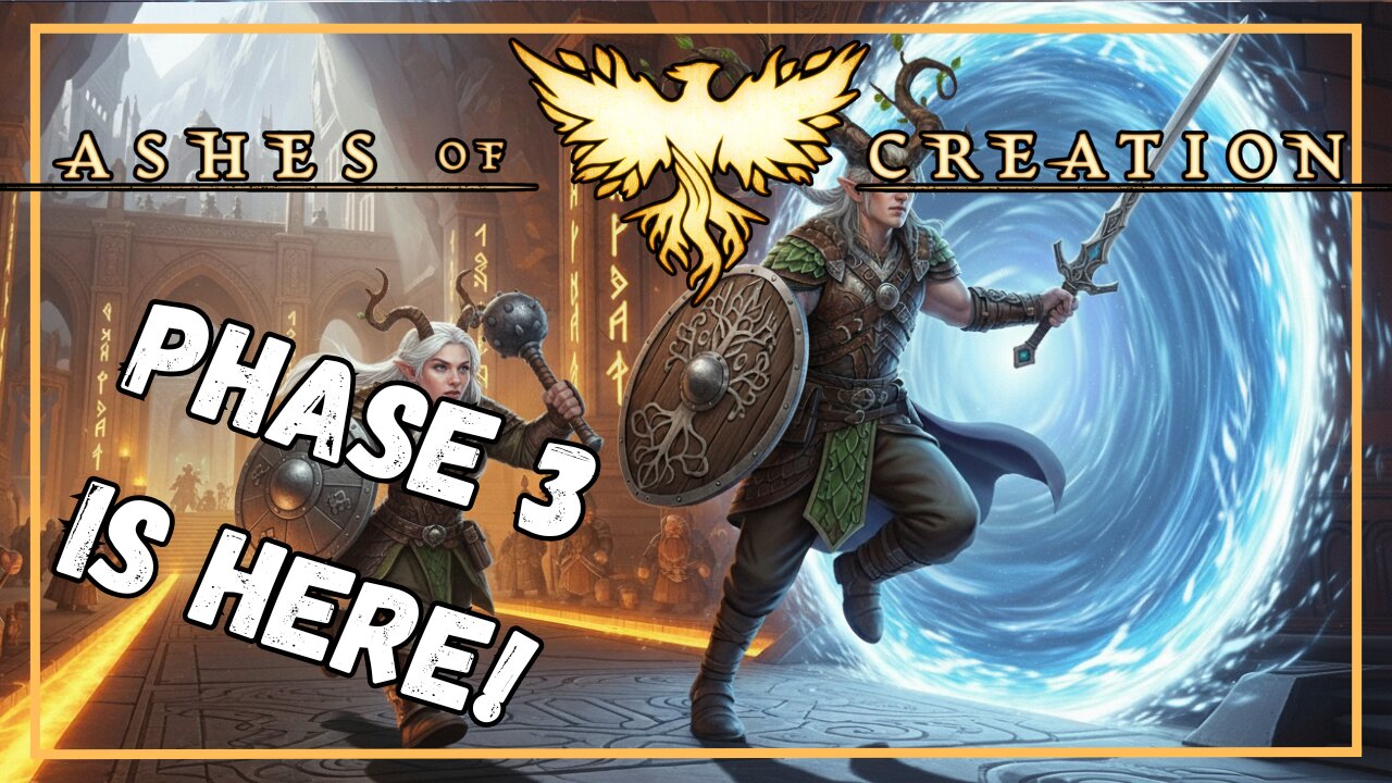 FINALLY! Phase 3 Ashes of Creation | Anvils | Coop Playthrough | Ep 1