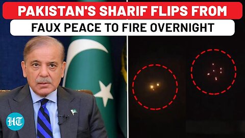 Shehbaz Sharif Exposed: India Gives Proof As Pakistan's Drones Buzz Despite Ceasefire Vow | Watch