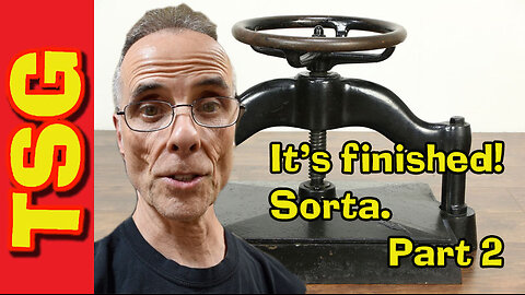 How I built a Book Press - part 2