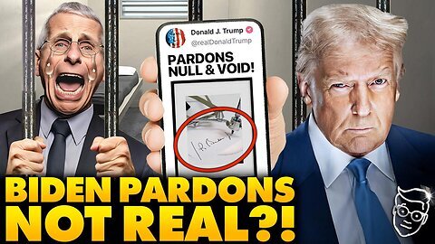 🚨DC in PANIC- Trump Declares Biden Pardons VOID, Will Prosecute Dr. Fauci & J6 Committee Criminals