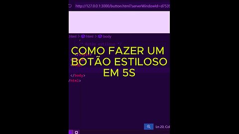 Botão em HTML E CSS