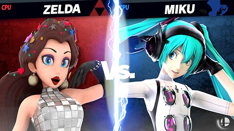 Pauline (Zelda) vs Miku (Joker) [Chaos Kid SSBU Member Request] -By Daniel28/Lonk???