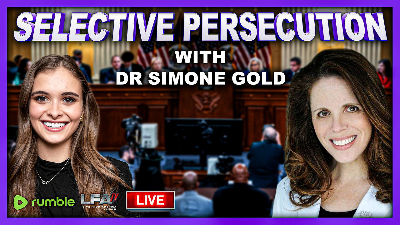 SELECTIVE PERSECUTION with Dr Simone Gold | LIVE WITH HANNAH FAULKNER 4.4.25 3PM