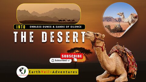 "Camel Safari Through the Desert 🐪🌵✨"