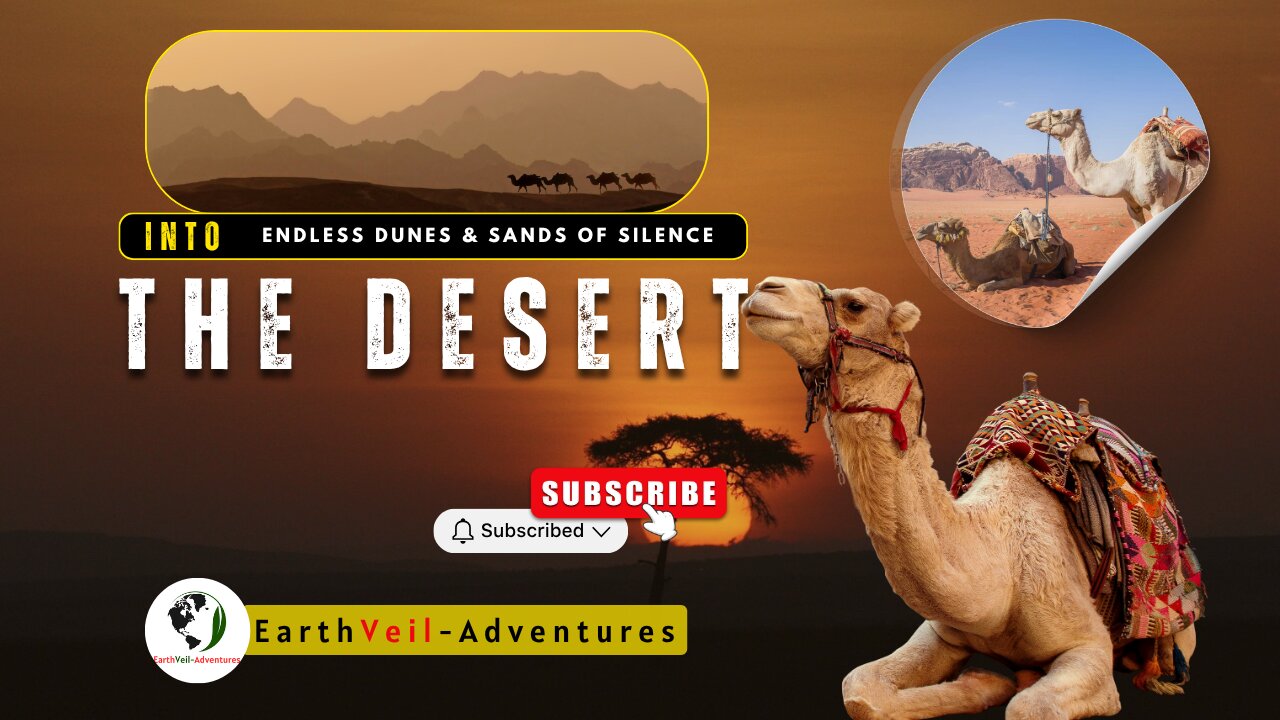 "Camel Safari Through the Desert 🐪🌵✨"