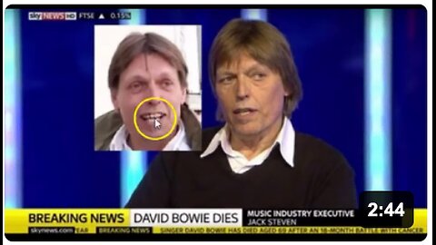 100% Proof David Bowie Is Alive His Death Was A Hoax Appears On Sky News As Jack Steven