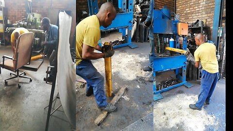 HOW TO FIX BENT ROD AFTER OVERLOADING EXCAVATOR'S BUCKET