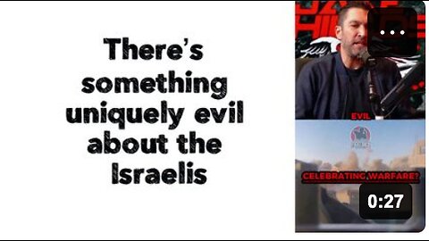 There’s something uniquely evil about the Israelis