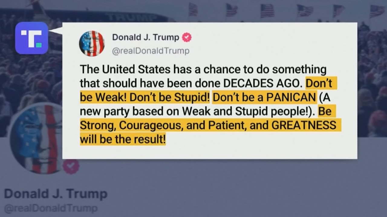 Trump Latest: Stocks sink globally, pushes ahead with trade war; Meets Netanyahu