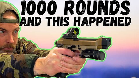 What Happened After 1000 Rounds -- Beretta 92XI SAO Sabbia