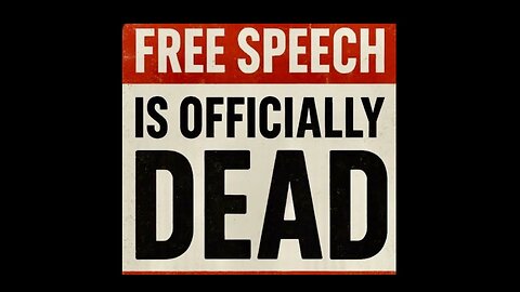 There Is NO Free Speech Anymore/Silenced for Telling the Truth...