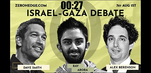 Dave Smith vs Alex Berenson : Israel vs Gaza Debate