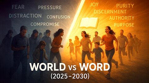 12/11/25 Thursday Discipleship: 🌍 WORLD vs 📖 WORD (2025-2030)