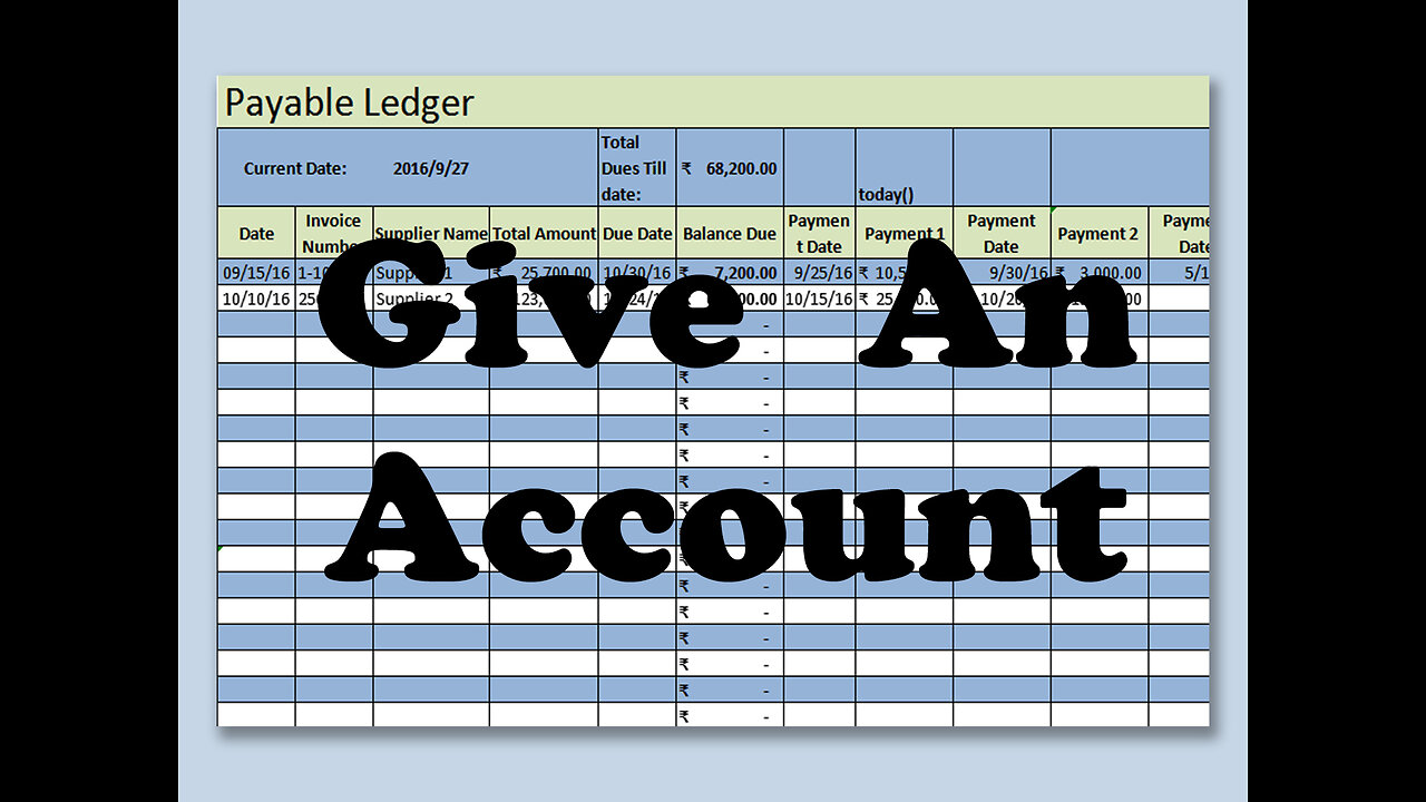 Give An Account