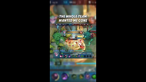 They all came at me! Ended up being a fast victory! 🤣 #mobilelegends #moba #dyrroth