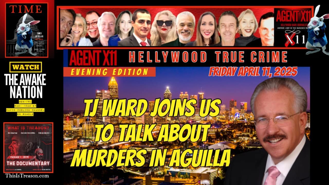 AGENT X 11 Episode 184 Evening Edition True Crime TJ Ward