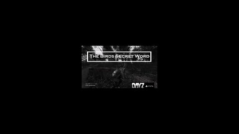 The Birds Secret Word DayZ PS5 #blackout #dayzgamers #dayz #BirdsWord
