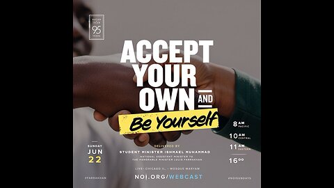 Accept Your Own and Be Yourself