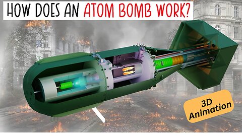 "Nuclear Bomb Mechanism in 3D Animation!"
