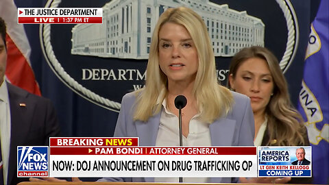 Attorney General Pam Bondi Announces One Of The Largest Fentanyl Busts In U.S. History