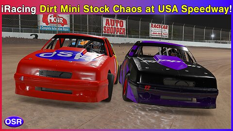 Old Geezer Eats Dirt in iRacing Mini Stocks at USA Speedway – Dead Last Drama!
