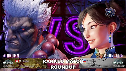Kuya Kalbo SF6 Ranked Roundup. Chun Li Master Rank [Hori Fight Stick]