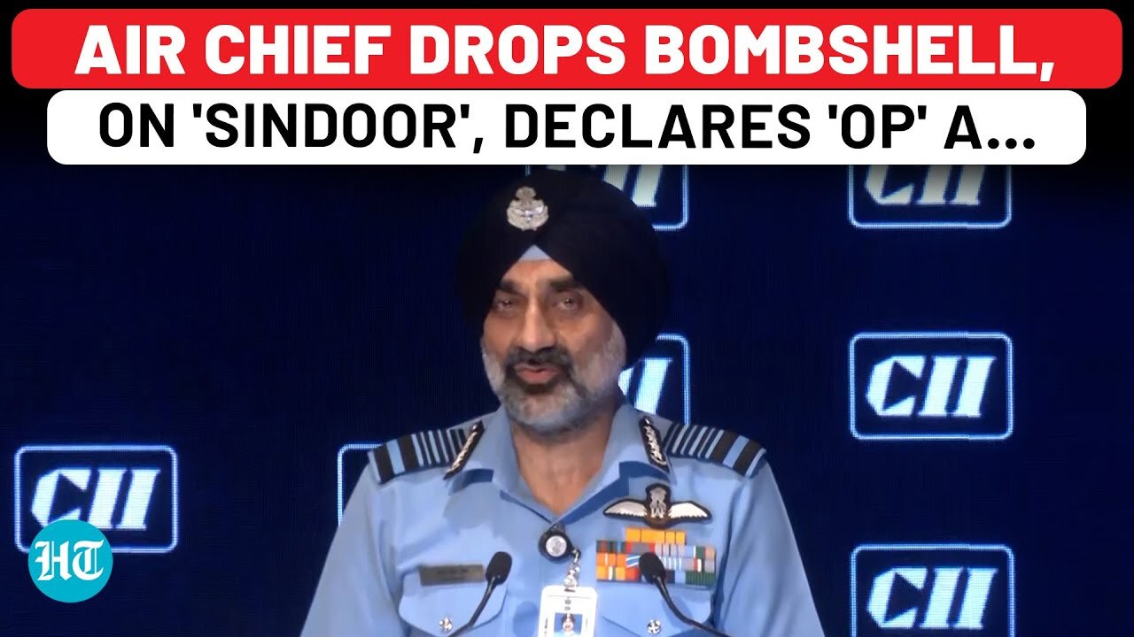 Full: Indian Air Force Chiefs Big Speech, Takes Pride in Operation Sindoors Blazing Triumph